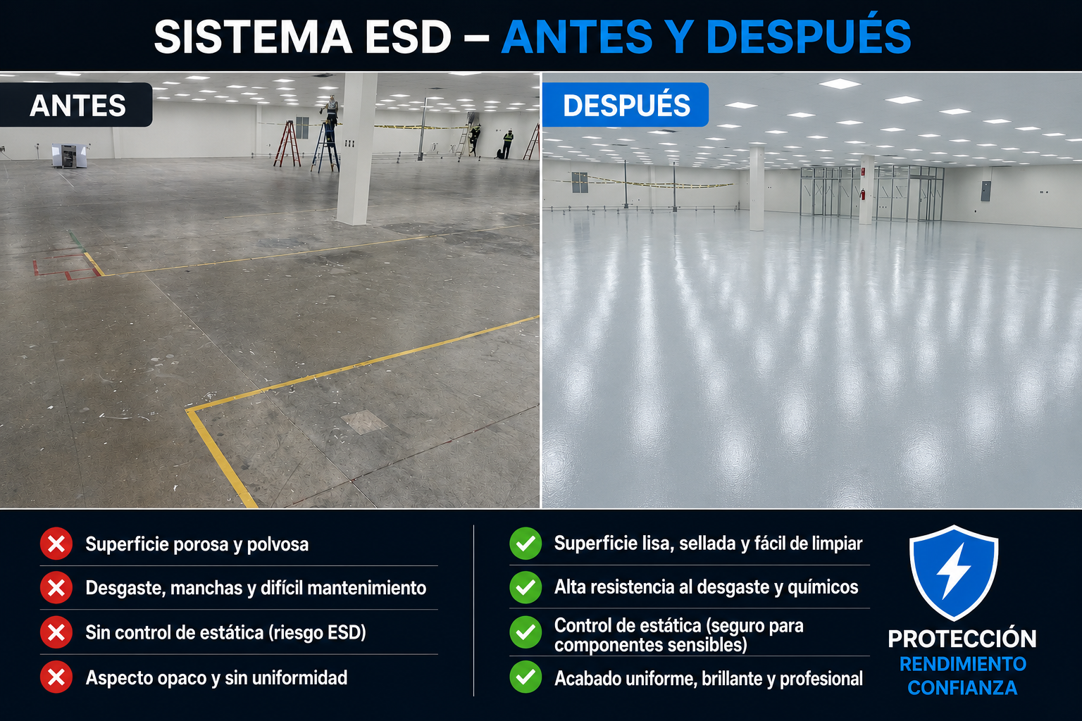 Recubrimiento ESD